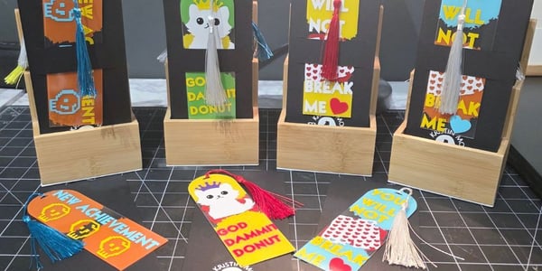 Dungeon Crawler Carl Bookmarks by Kristin Mock Books